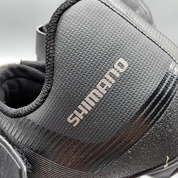 Shimano XC1 SH-XC100 Men’s US 8.9 EU43 MTB Cycling Shoes SPD Cleats Black - Picture 5 of 8